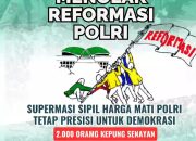 Tolak ‘Reformasi Polri’, Ikatan Pelopor Penerus Reformasi Desak RUU Kepolisian Segera Disahkan