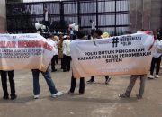 Demonstrasi di Depan DPR RI, Ikatan Pelopor Penerus Reformasi Tolak Rencana Reformasi Polri