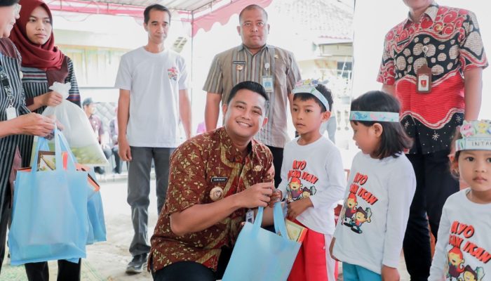 Dorong Gizi Sehat dan Cegah Stunting, DKPP Klaten Gelar Kampanye Makan Ikan di Jurangjero