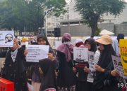 Unjuk Rasa Bela Palestina di Depan Kedubes AS, Jakarta Menuntut Pembukaan Blokade Jalur Gaza