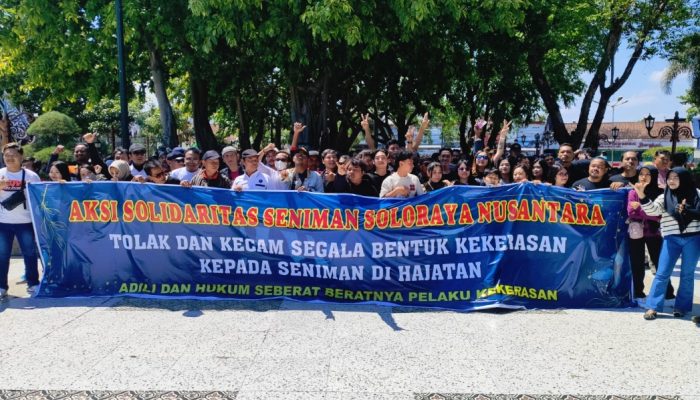 Dianiaya Saat Tampil di Hajatan, Ratusan Seniman Gelar Aksi Damai di Klaten