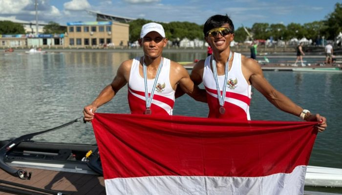 Torehkan Sejarah, Prajurit Kolinlamil Raih Perak di Kejuaraan Dunia Rowing 2025 Shanghai