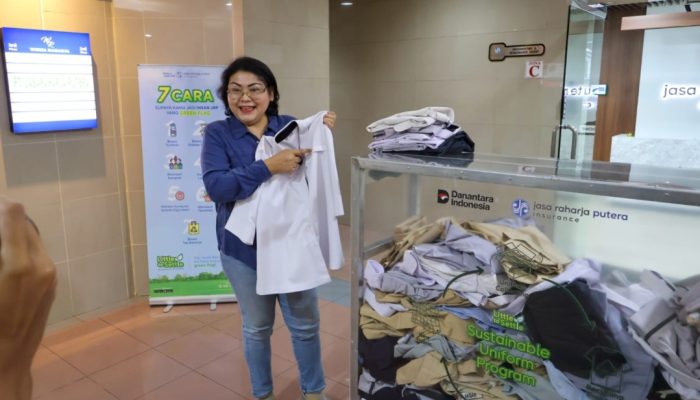 Jasaraharja Putera Wujudkan Komitmen ESG Melalui Program Recycle Old Uniform dalam Road to HUT ke-32 Bertema Satunaya